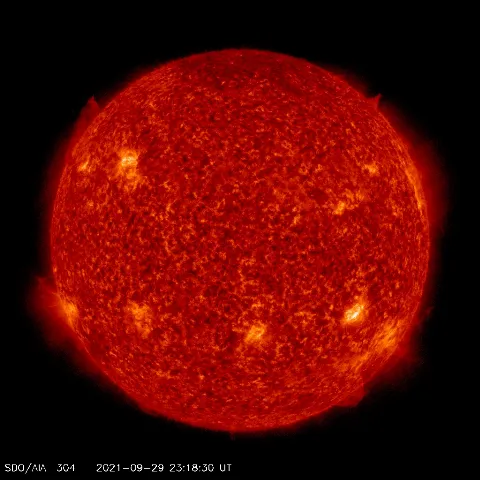 Image of Sun's transition region