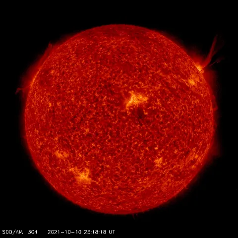 Image of Sun's transition region