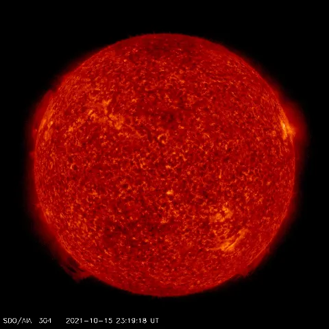 Image of Sun's transition region