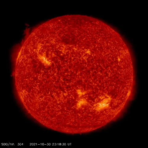 Image of Sun's transition region