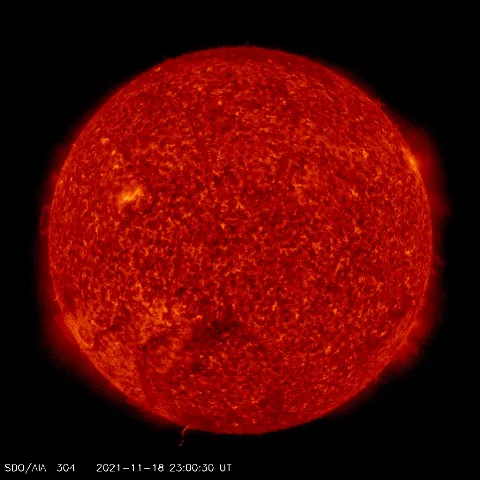 Image of Sun's transition region