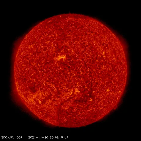 Image of Sun's transition region