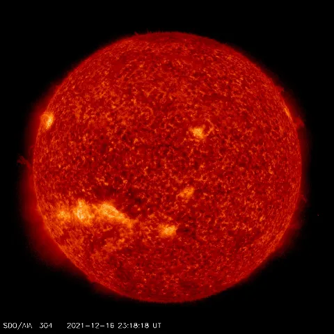 Image of Sun's transition region