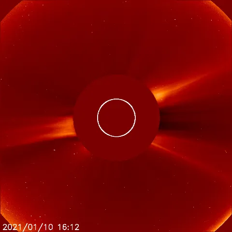 Image of solar wind