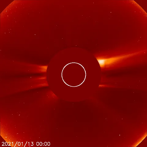 Image of solar wind