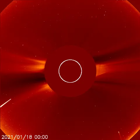 Image of solar wind