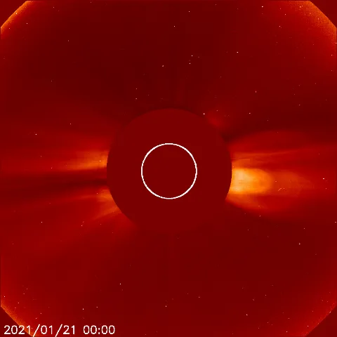 Image of solar wind