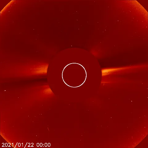 Image of solar wind