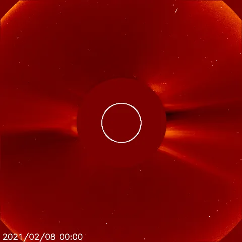 Image of solar wind