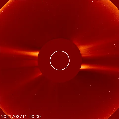 Image of solar wind