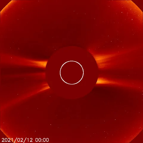 Image of solar wind