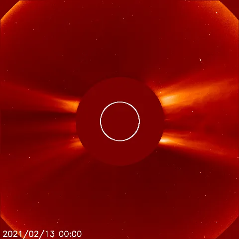 Image of solar wind