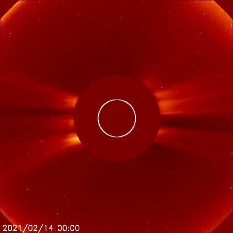 Image of solar wind