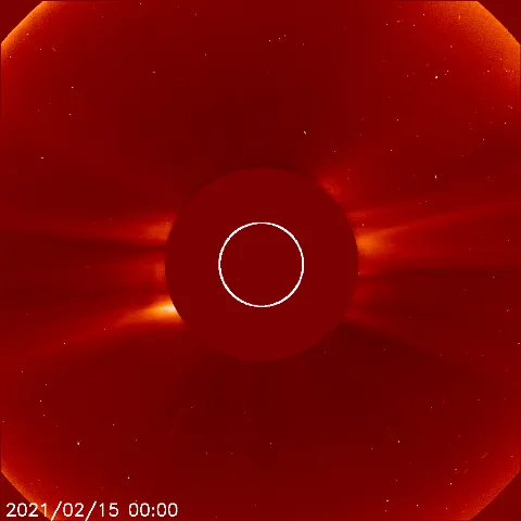 Image of solar wind