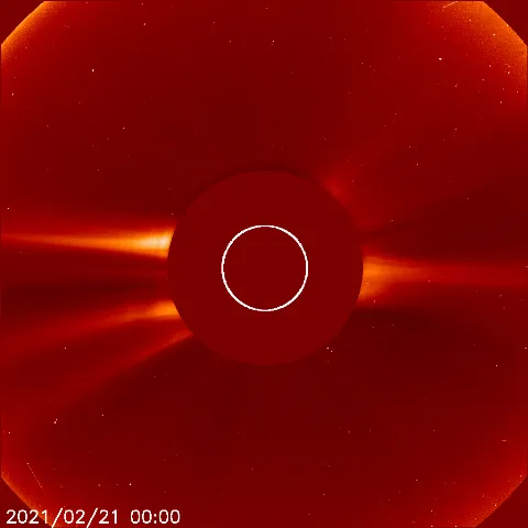 Image of solar wind