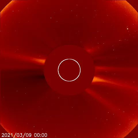 Image of solar wind