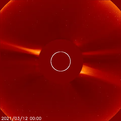 Image of solar wind