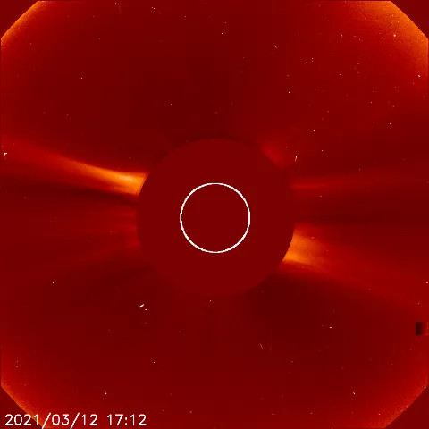 Image of solar wind