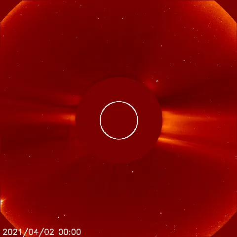 Image of solar wind