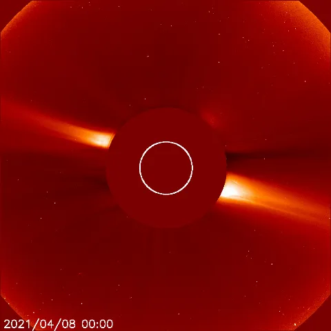 Image of solar wind