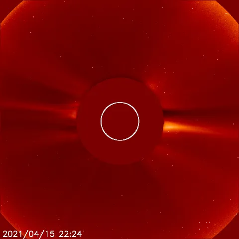 Image of solar wind