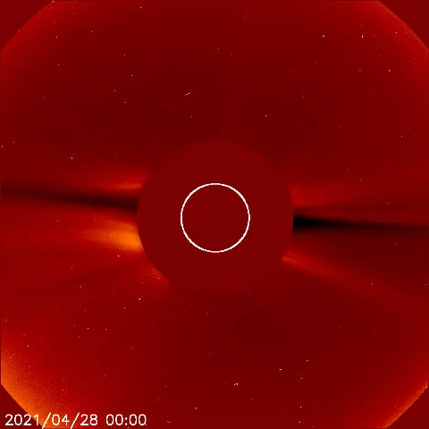 Image of solar wind