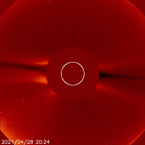 Image of solar wind