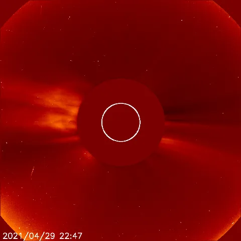 Image of solar wind