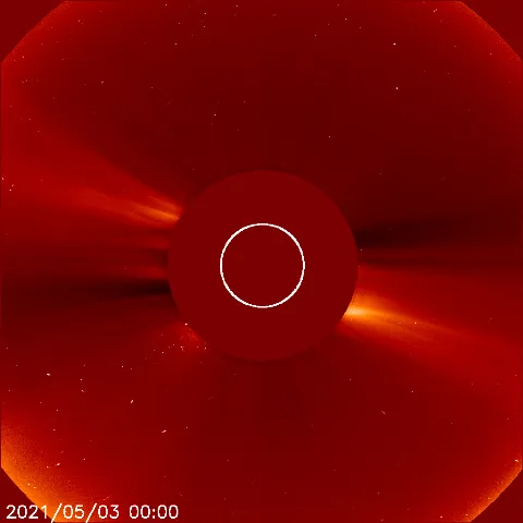 Image of solar wind