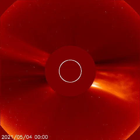 Image of solar wind