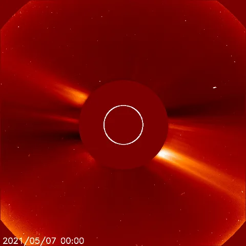 Image of solar wind