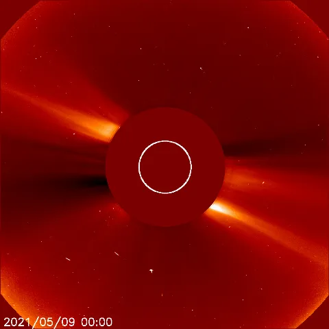 Image of solar wind