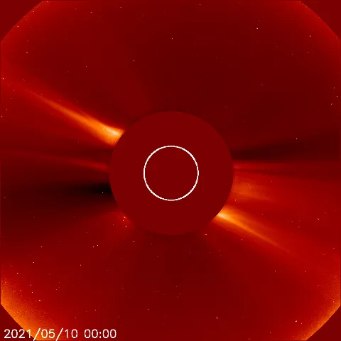 Image of solar wind