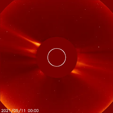 Image of solar wind