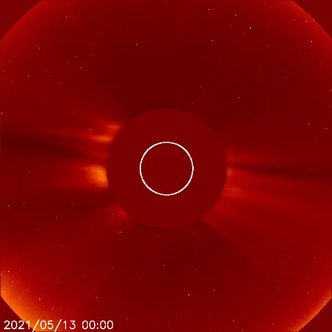 Image of solar wind