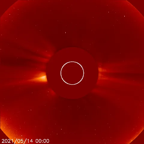 Image of solar wind