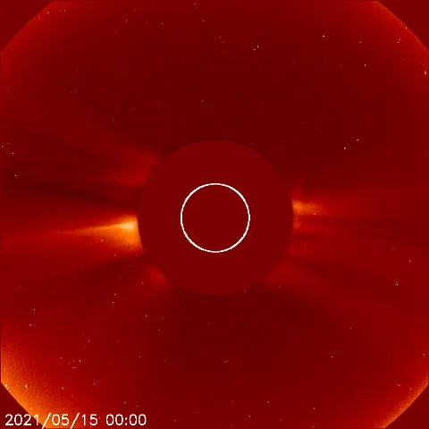 Image of solar wind