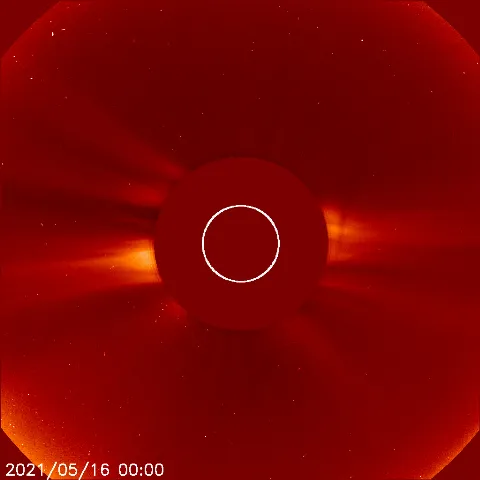 Image of solar wind