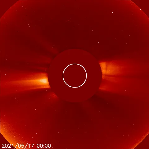 Image of solar wind