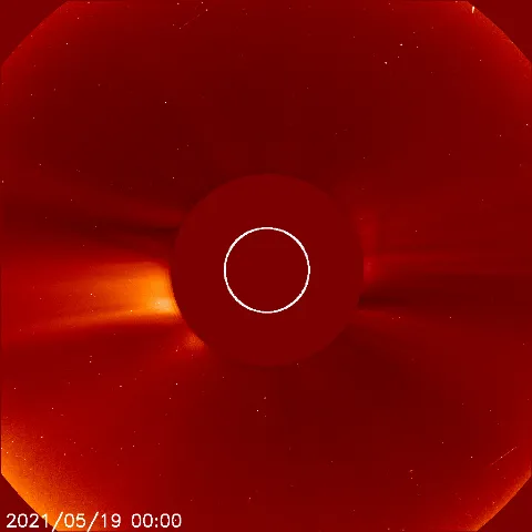 Image of solar wind