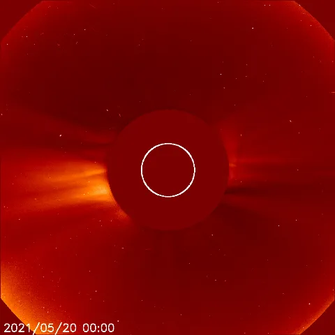 Image of solar wind