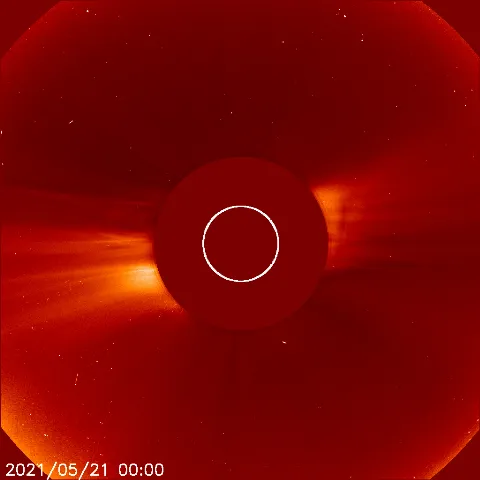 Image of solar wind