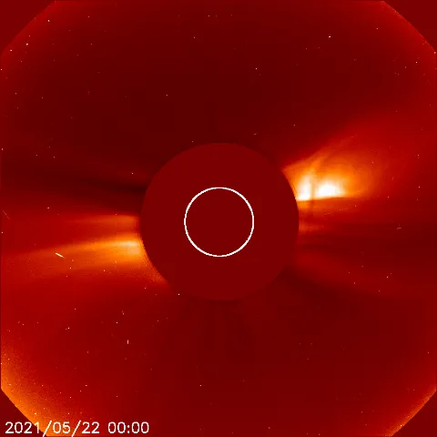 Image of solar wind