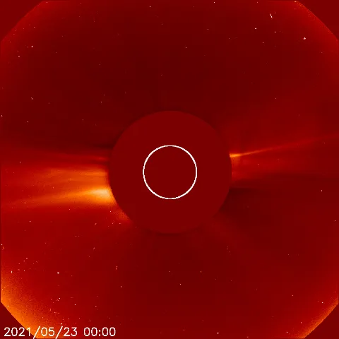 Image of solar wind