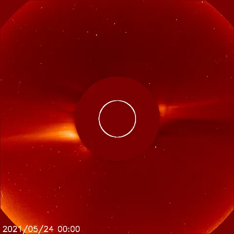 Image of solar wind