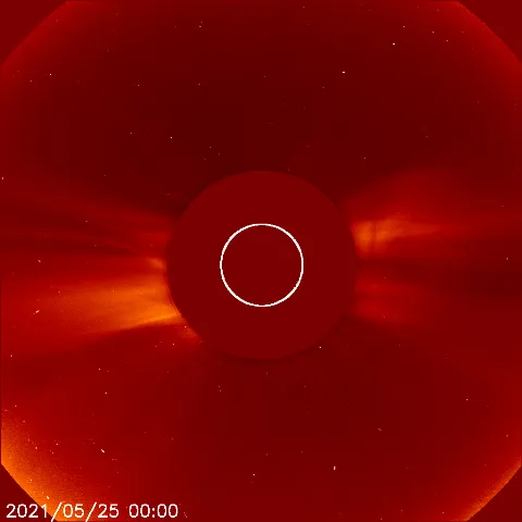 Image of solar wind