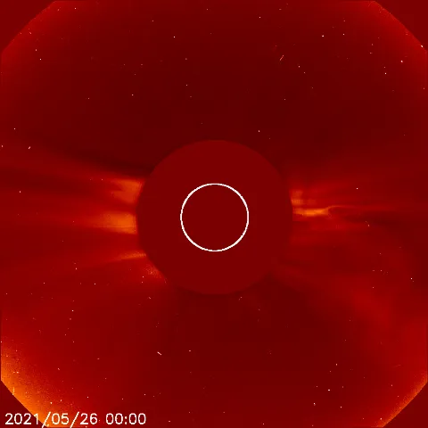 Image of solar wind