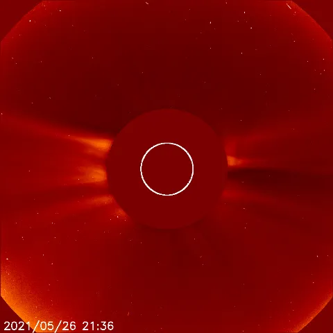 Image of solar wind