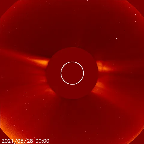 Image of solar wind