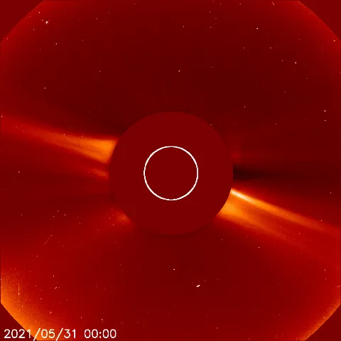 Image of solar wind